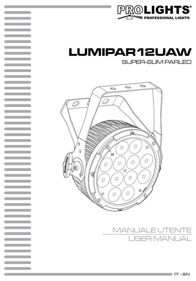 ProLights LUMIPAR12UAW user manual