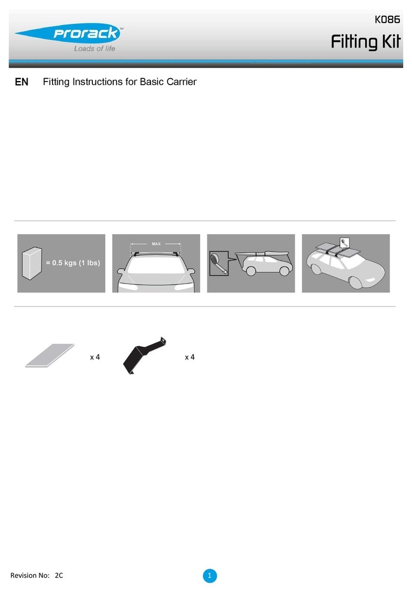 Prorack K086 User manual