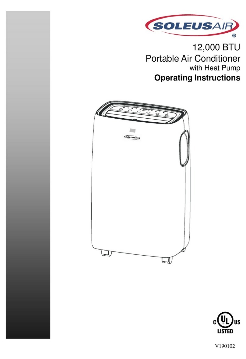 Soleus Air FEA-12HP User manual
