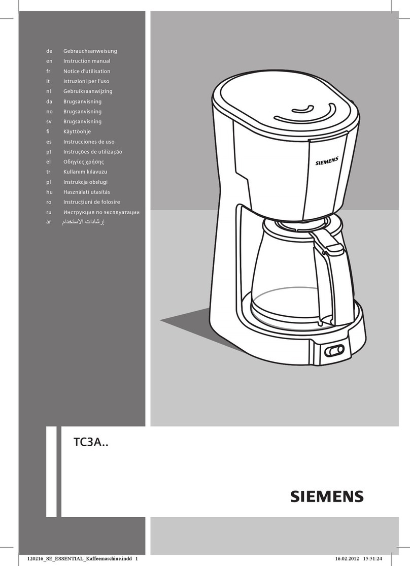 Siemens TC3A0307 User manual Siemens TC3A0307 User manual