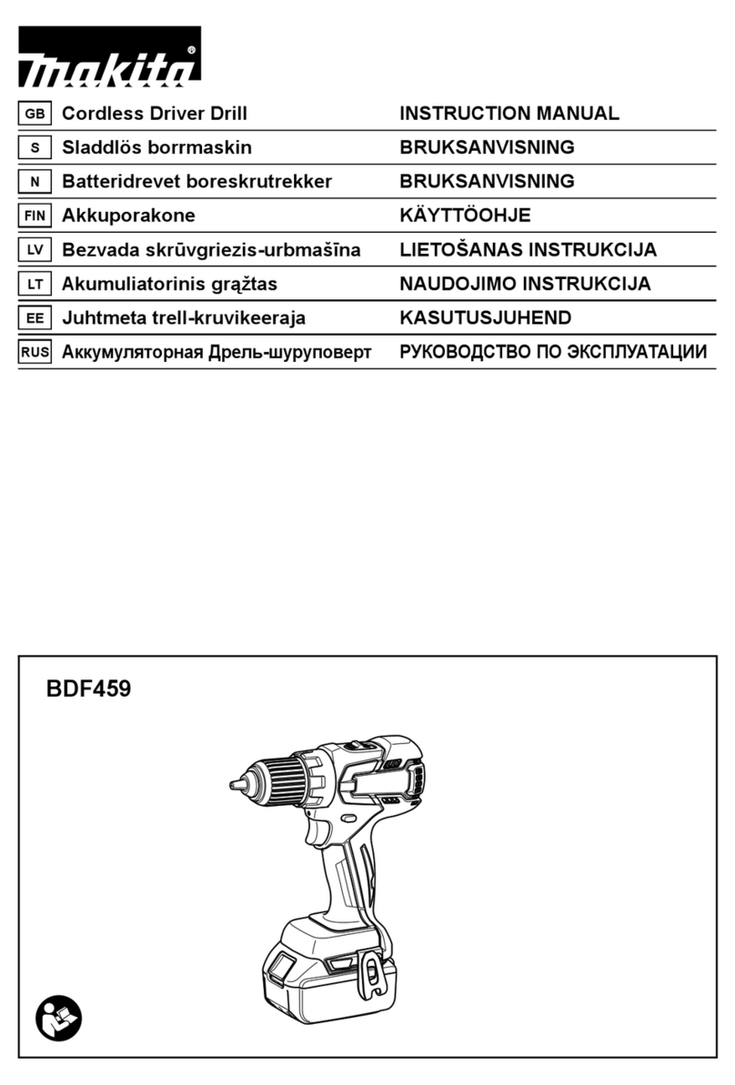 Makita BDF459 instruction manual
