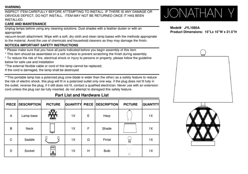 JONATHAN Y JYL1085A User manual JONATHAN Y JYL1085A User manual