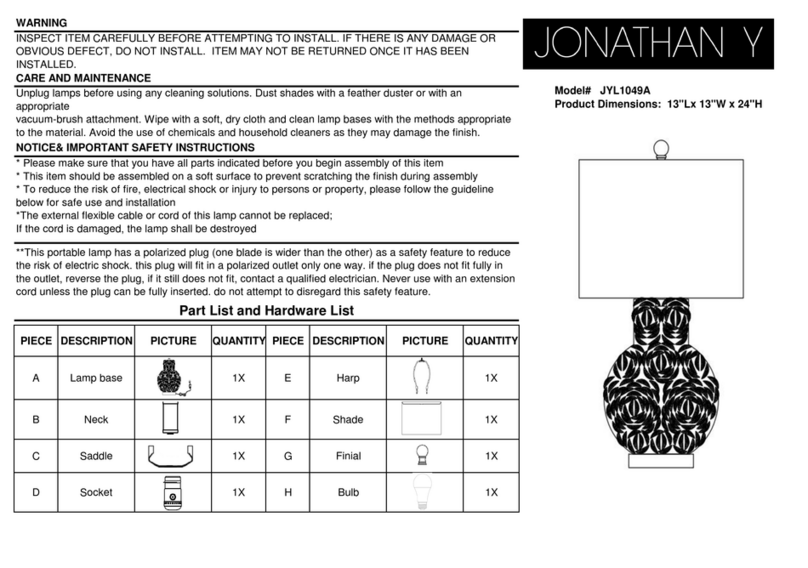 JONATHAN Y JYL1049A User manual