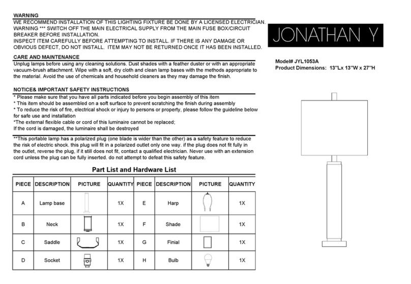 JONATHAN Y JYL1053A quick start guide JONATHAN Y JYL1053A quick start guide
