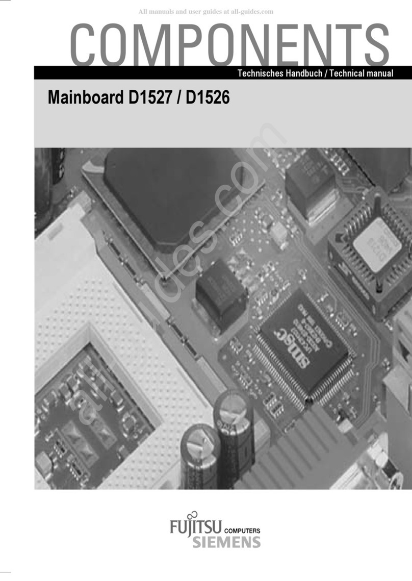 Fujitsu D1527 User manual