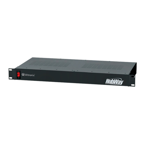 Altronix HubWayDS Series User manual