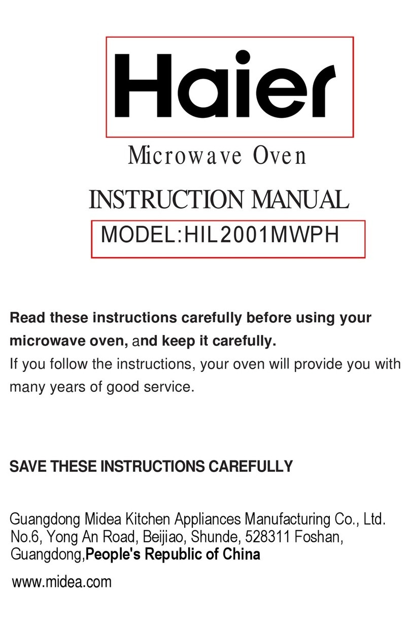 Haier HIL2001MWPH User manual