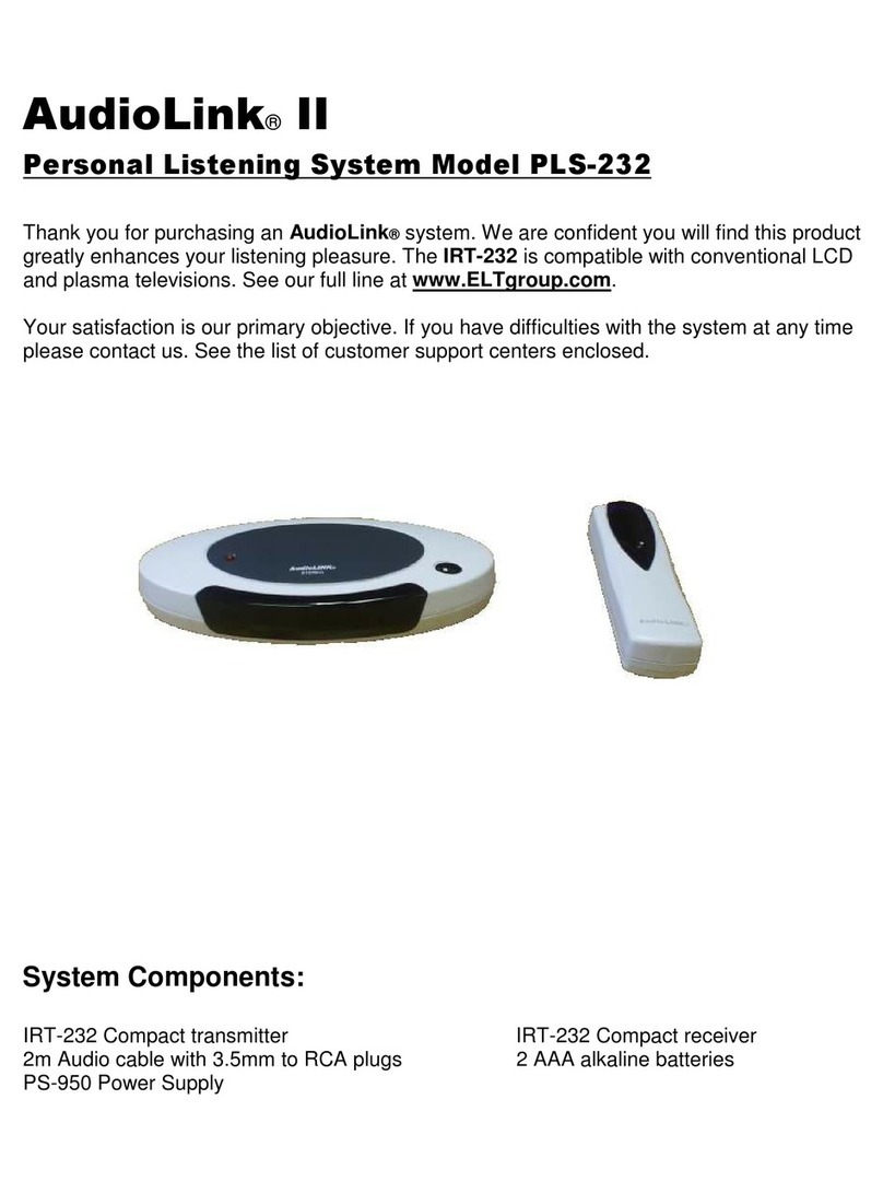 AudioLink PLS-232 manual