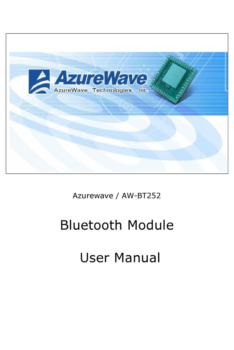 AzureWave AW-BT252 User manual