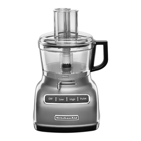 KitchenAid KFP0922OB User manual