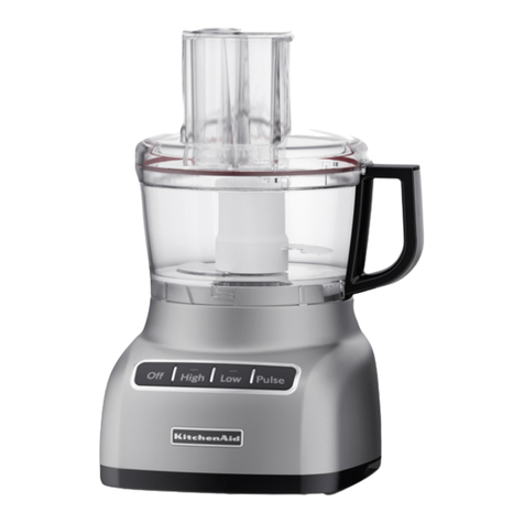 KitchenAid KFP0711WH User manual