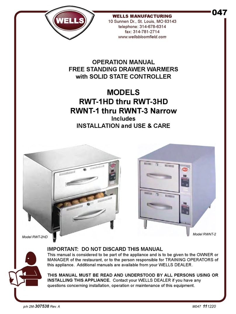 Wells RWT-1HD Operation manual