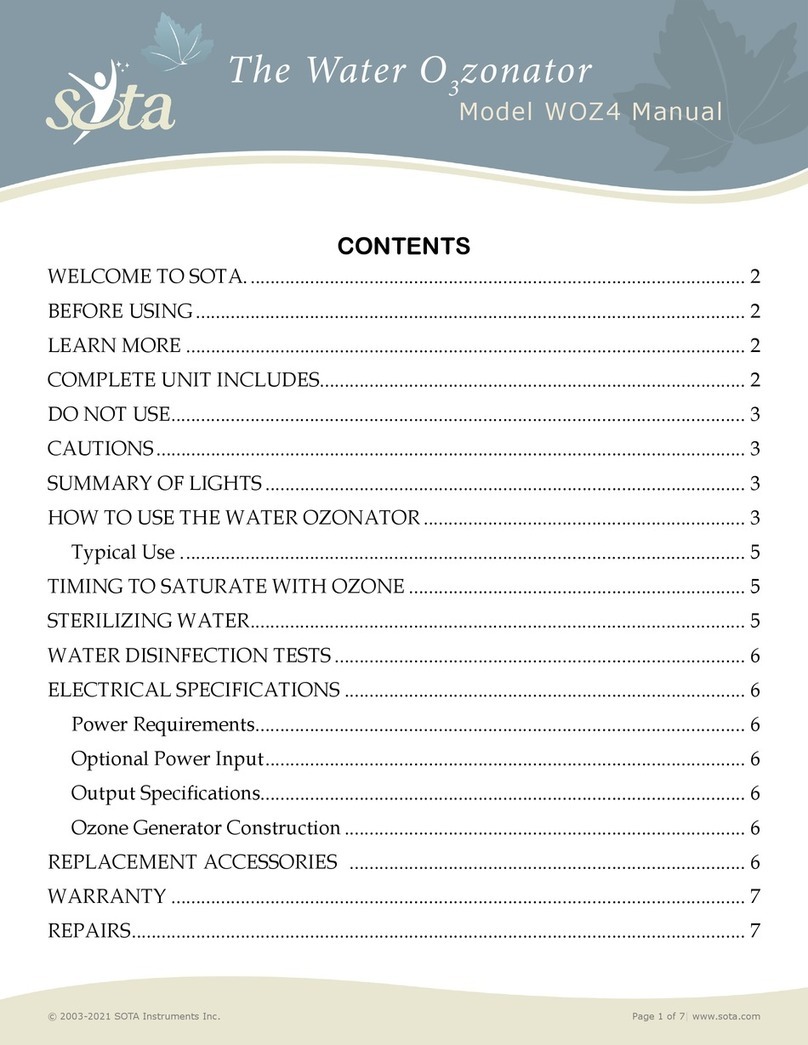 Sota WOZ4 User manual