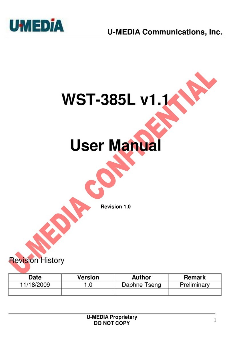 U-Media WST-385L user manual