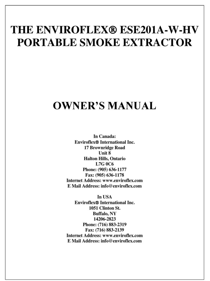 Enviroflex ESE201A-W-HV owner's manual