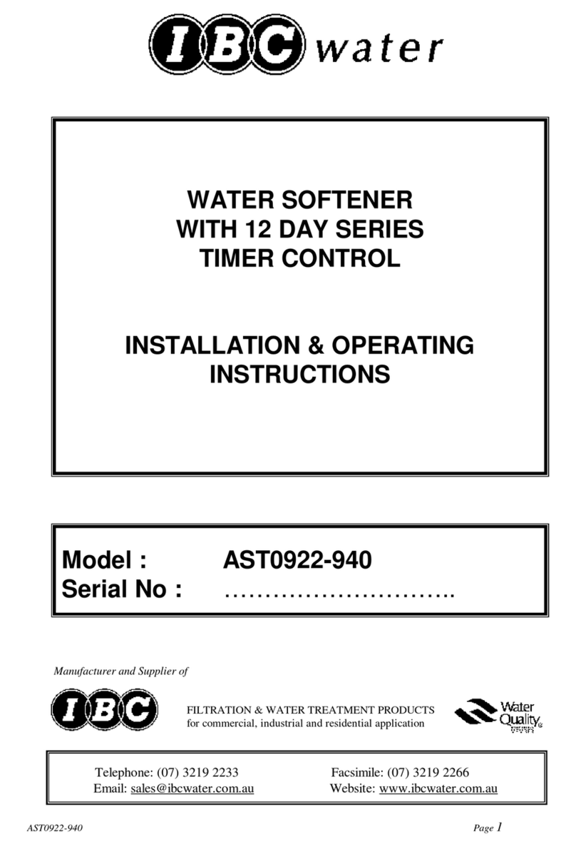 IBC Water AST0922-940 Manual IBC Water AST0922-940 Manual