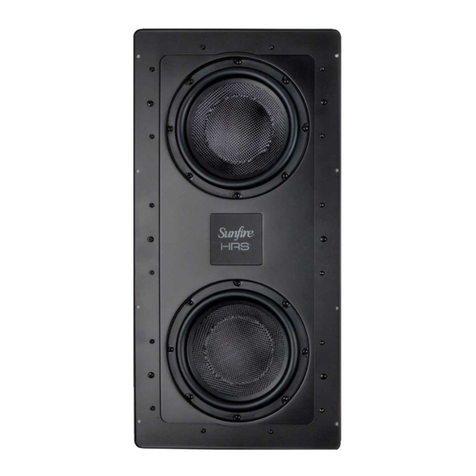 Sunfire HRSIW8CAB User manual