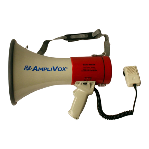 AmpliVox MITY-MEG PLUS SB602MR User manual