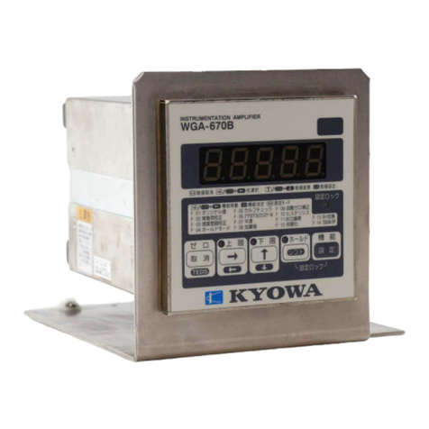 KYOWA WGA-670B-0 instruction manual