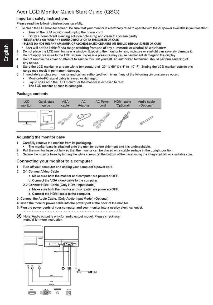 Acer SA220Q User manual