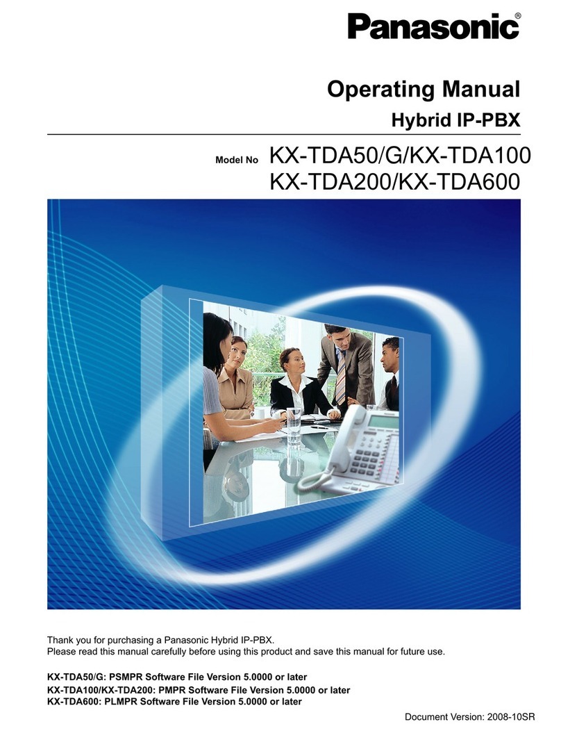 Panasonic KX-TDA50 operating manual Panasonic KX-TDA50 operating manual