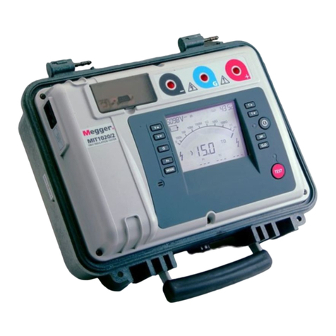 Megger MIT1020/2 user manual