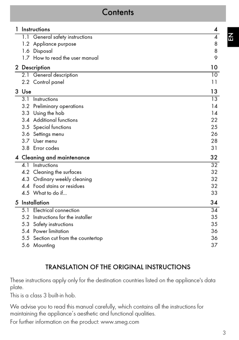 Smeg SAI4954D User manual