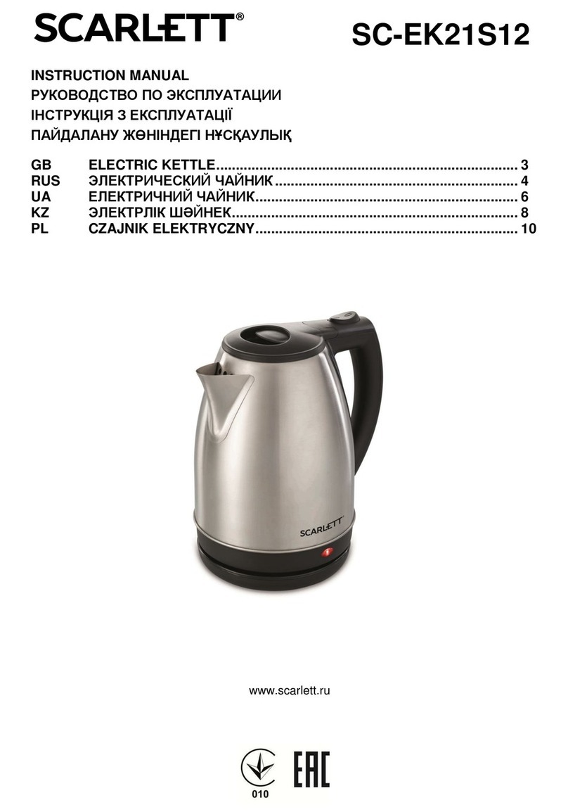 Scarlett SC-EK21S12 User manual