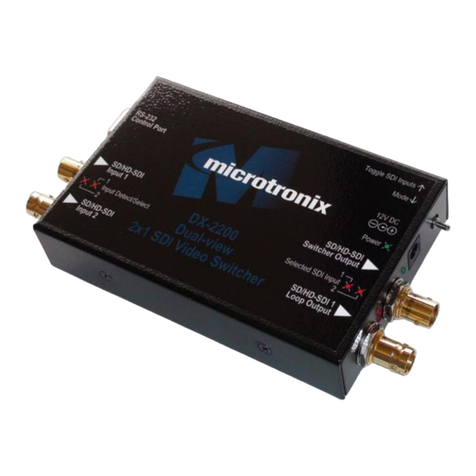 MICROTRONIX DX-2200 user manual