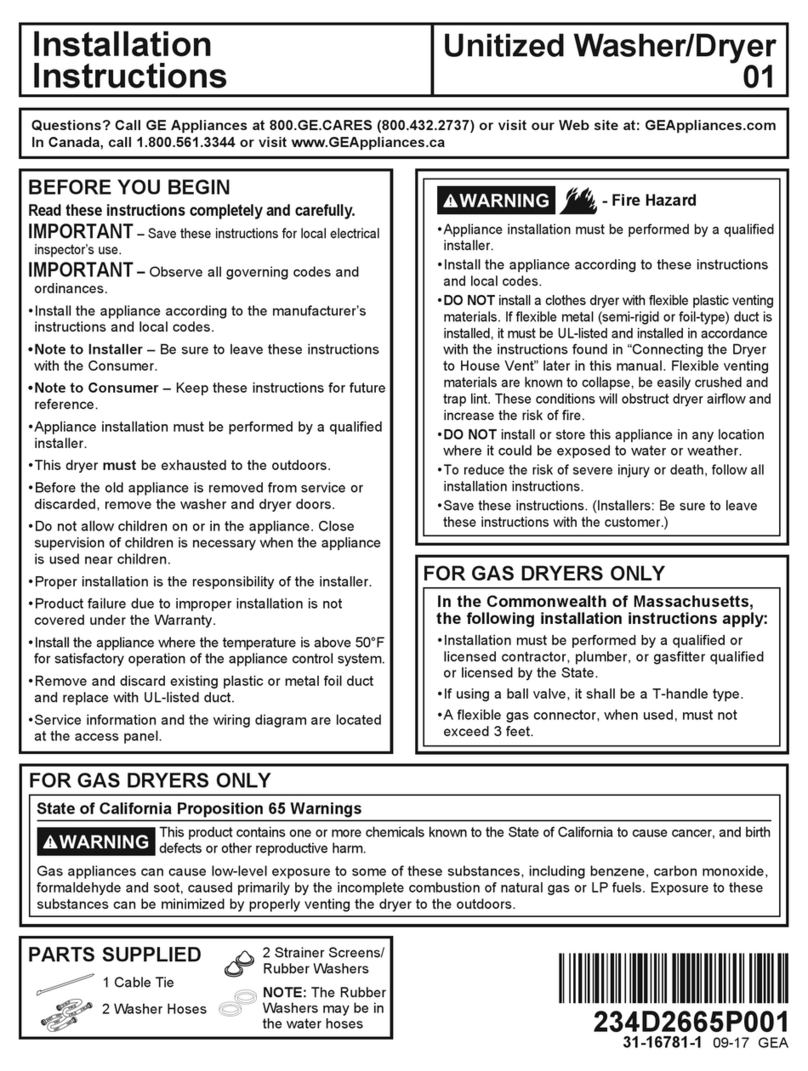 GE GUD24GSSM0WW User manual