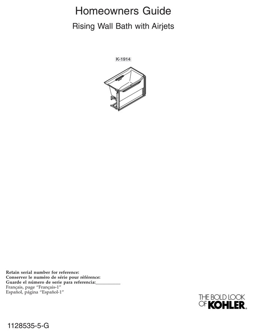 THE BOLD LOOK OF KOHLER K-1914 Homeowner's guide THE BOLD LOOK OF KOHLER K-1914 Homeowner's guide