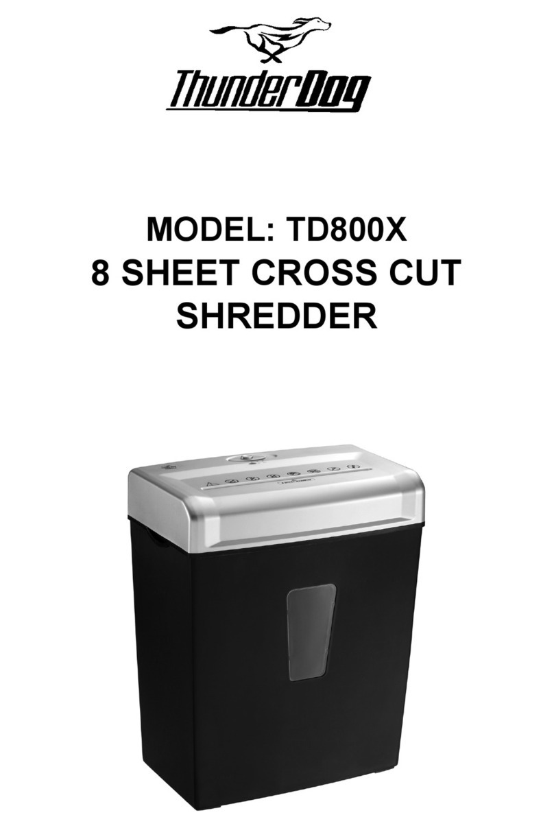 ThunderDog TD800X User manual