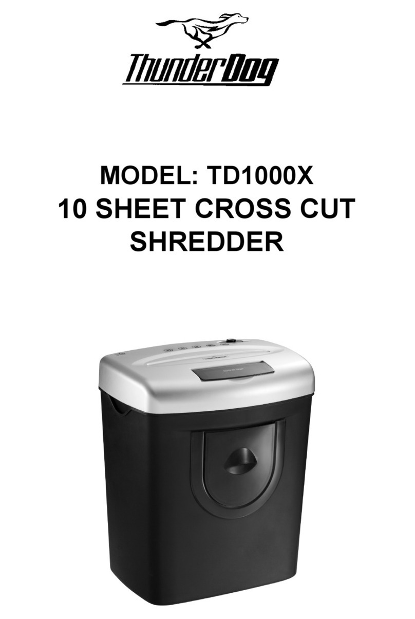 ThunderDog TD1000X User manual