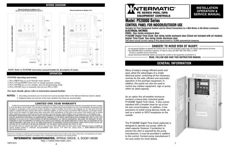 Intermatic PE25300RC Manual