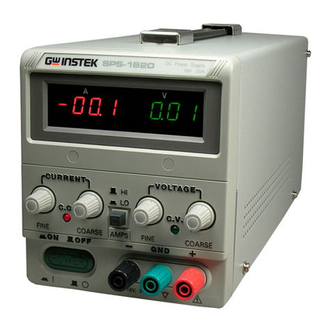 GW Instek SPS Series User manual