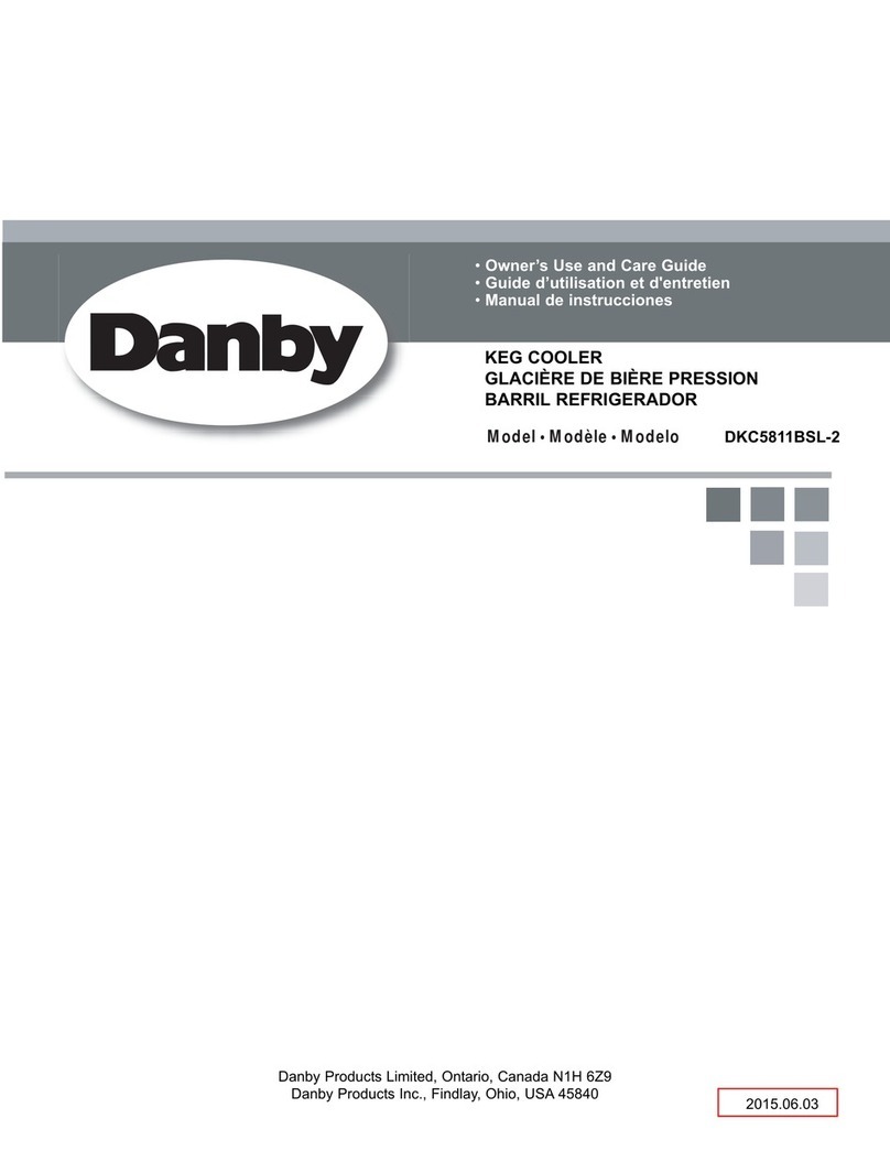 Danby DKC5811BSL-2 Owner's use and care guide
