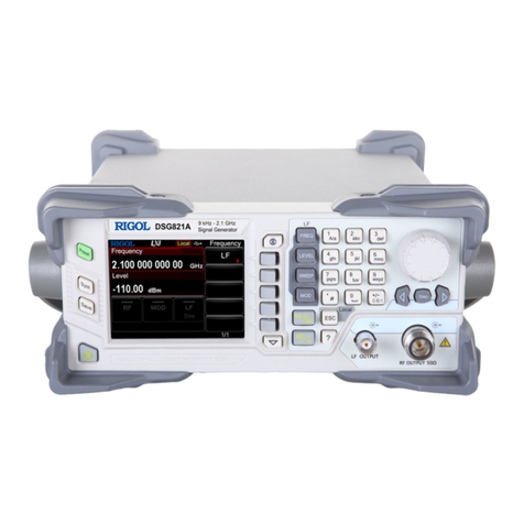 Rigol DSG821A User manual Rigol DSG821A User manual