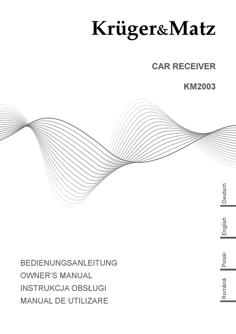 Krüger & Matz KM2003 owner's manual