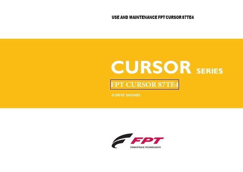 FPT CURSOR 87TE4 Use and maintenance