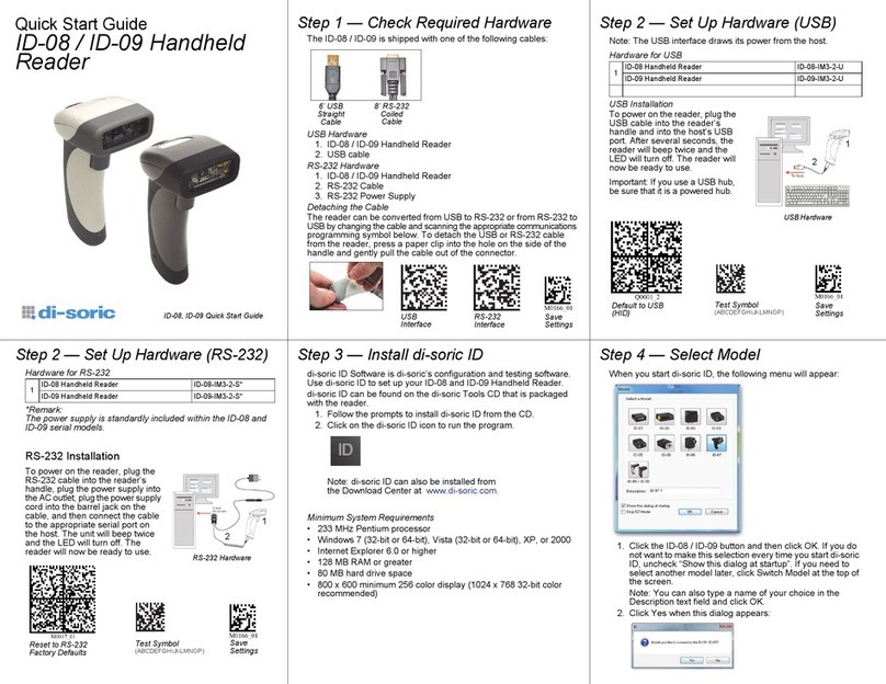Di-soric ID-09 User manual Di-soric ID-09 User manual