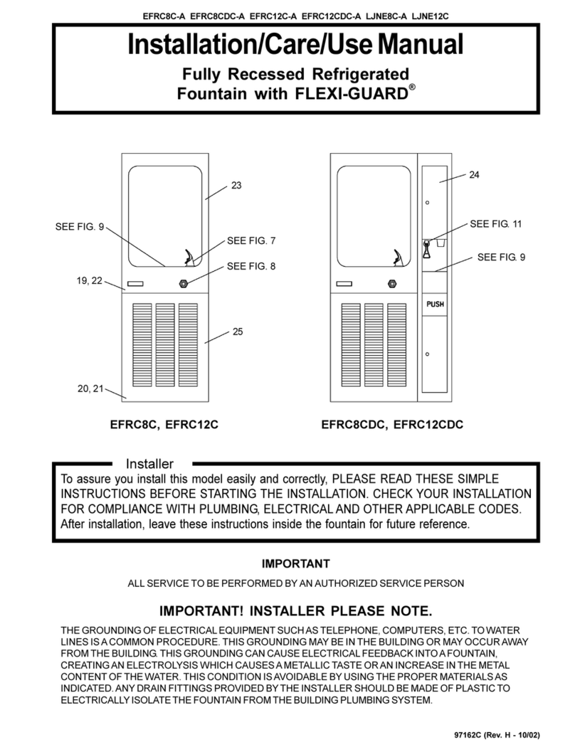 Elkay EFRC8CDC-A Installation, care & use manual Elkay EFRC8CDC-A Installation, care & use manual