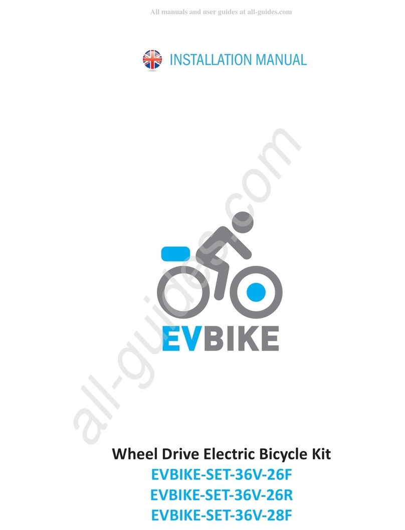 EVBIKE SET-36V-26R installation manual