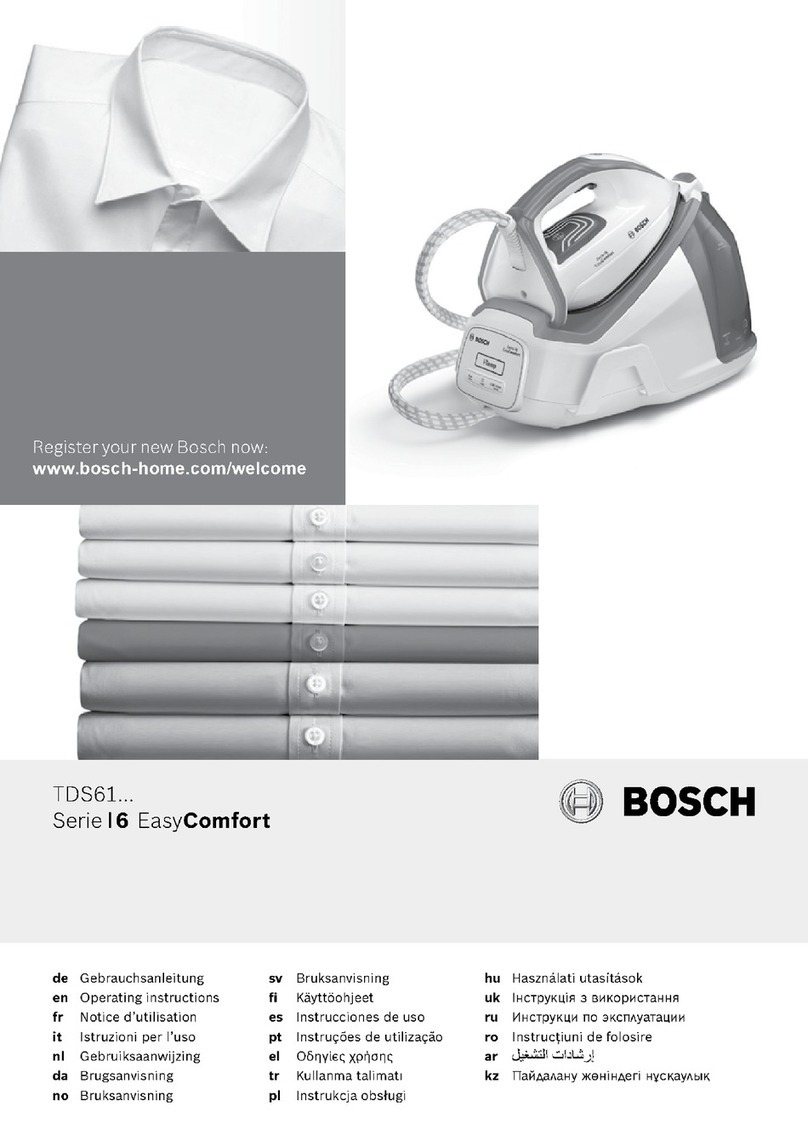 Bosch EasyComfort TDS61 Series User manual