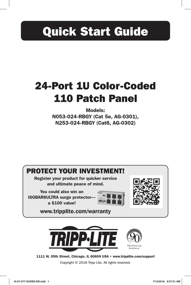 Tripp Lite N053-024-RBGY quick start guide