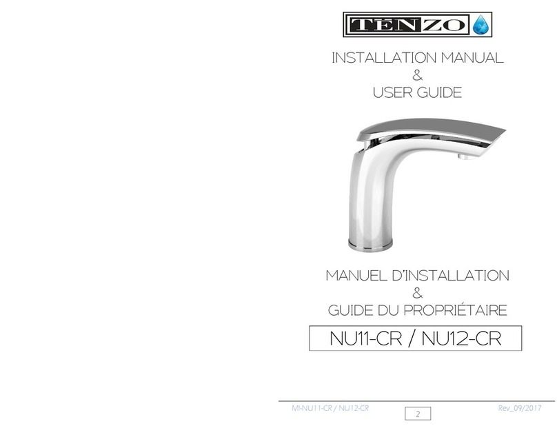 Tenzo NU11-CR Installation manual & users guide Tenzo NU11-CR Installation manual & users guide