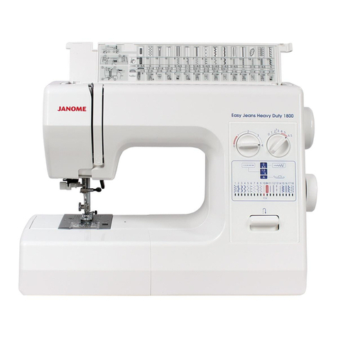 Janome HD1800 User manual