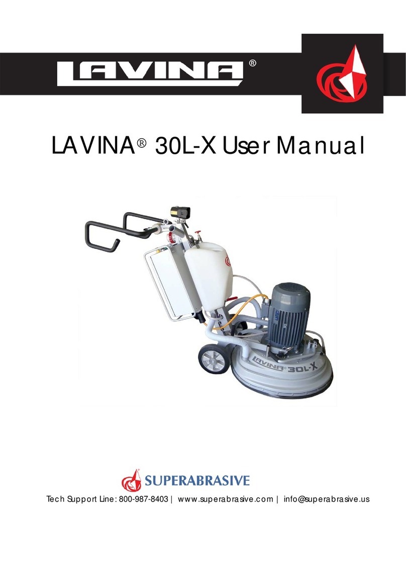 Superabrasive LAVINA 30L-X user manual Superabrasive LAVINA 30L-X user manual