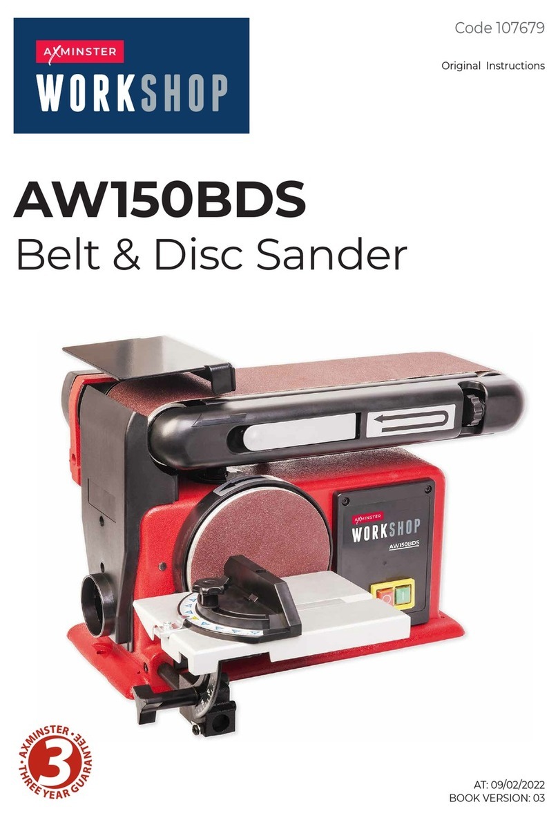 Axminster WORKSHOP AW150BDS User manual Axminster WORKSHOP AW150BDS User manual