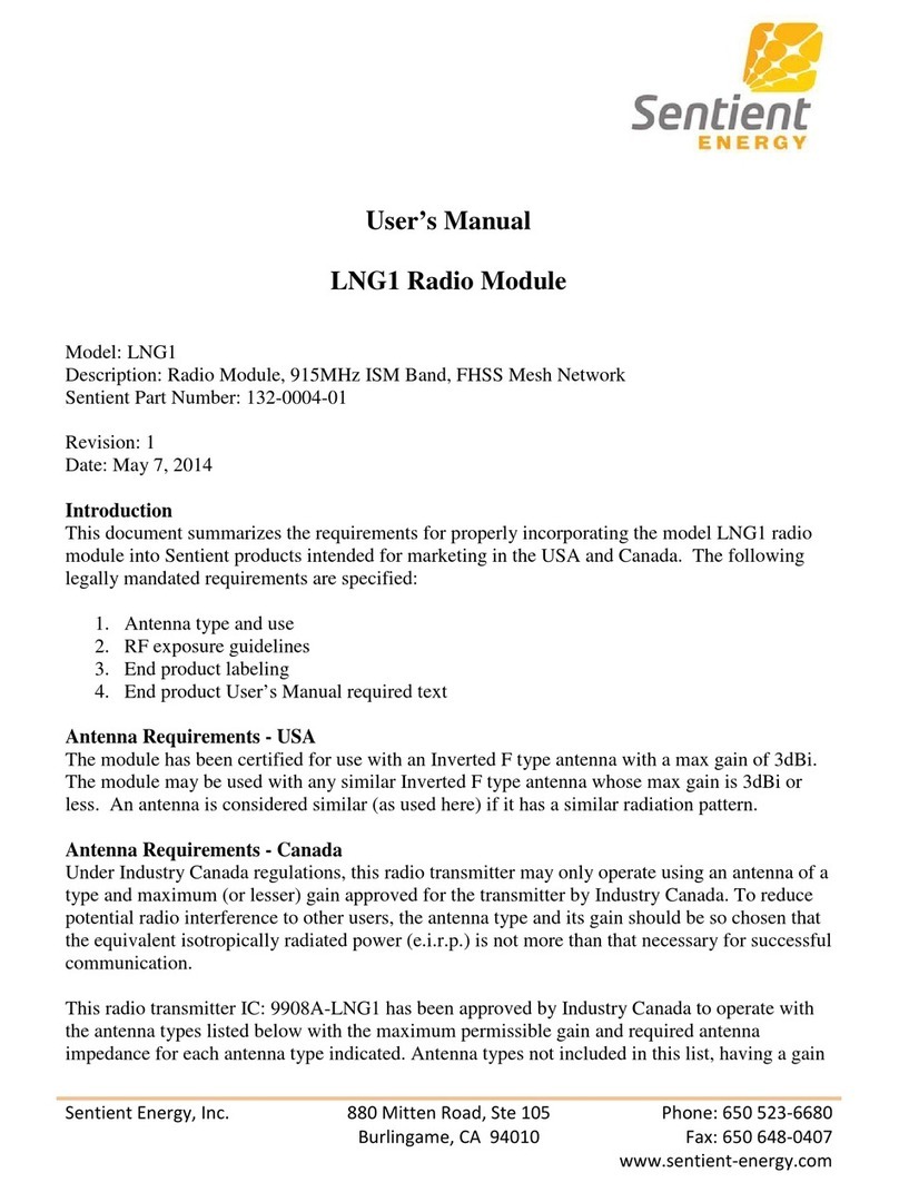 Sentient LNG1 user manual