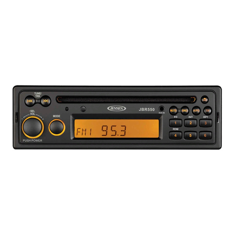 Jensen JBR550PKG User manual